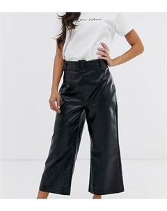 Укороченные брюки с широкими штанинами и ремнем Fashion Unioin Petite Fashion union petite