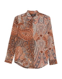 Рубашка с принтом "пейсли", нейтральный Lauren ralph lauren