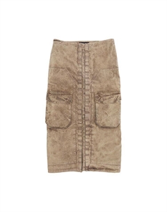 Юбка Velcro Cargo Long Skirt, Washed Khaki Y / project