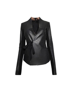 Куртка Leather Jacket, Black Rick owens