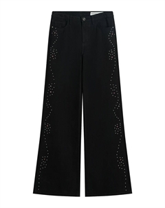 Джинсы с широкими штанинами, Black Bershka