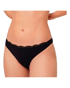 Стринги Panties Cotton With Lace, черный Ysabel mora