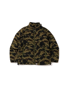 BAPE 1st Camo Пуховик, зеленый A bathing ape®