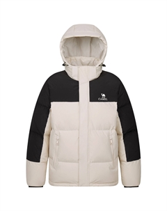 Теплая флисовая куртка-пуховик унисекс, цвет Oak Gray/Phantom Black Camel