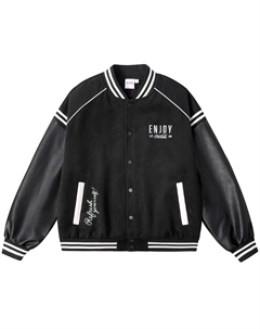 Бейсбольная куртка унисекс, Черный Coca-cola
