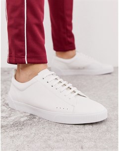 Белые кожаные кроссовки Zero Hugo