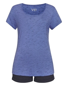 Короткий пижамный комплект, marine blue/violet Vivance