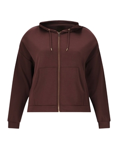 Худи с капюшоном на молнии Tiamo, Dark red Q by endurance