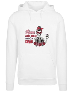 Толстовка Anti Valentinstag Roses Are Red, White F4nt4stic