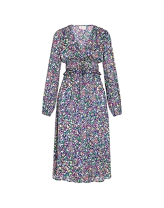 Миди платье, Dark blue Izia