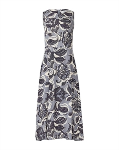 Макси платье, Smoke blue Comma,