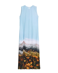 Макси платье, Blue Desigual