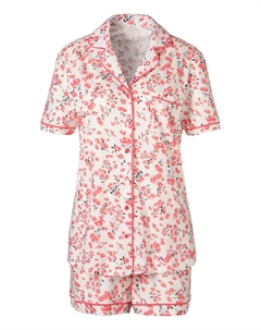 Короткий пижамный комплект, Off white S.oliver