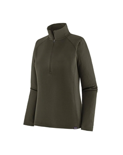 Женская базовая кофта с молнией на шее Capilene Midweight, Pine Needle Green Patagonia