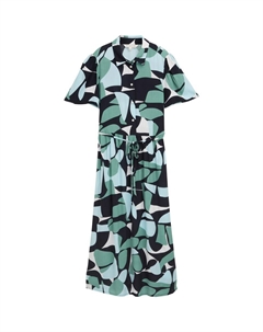 Платье-рубашка, Light blue/Dark blue/Mint Tom tailor