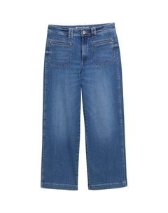 Джинсы с широкими штанинами NELMA, Blue denim Tom tailor