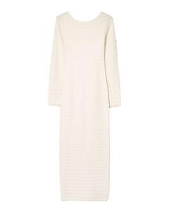 Вязаное платье, Ecru Bershka