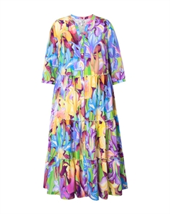 Миди платье, Mixed colors Ulla popken