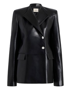 Куртка из овчины на пуговицах, черный Khaite