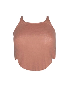 Топ Basic Cropped Tank, Dark Pink Rick owens drkshdw