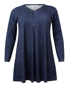 Блуза, Blue denim Yoek