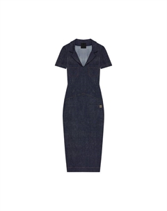 Платье Denim Pockets Midi Dress, Medium Blue Givenchy