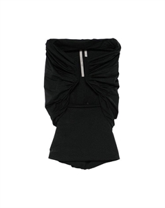 Топ Jersey Prong Bustier Top, Black Rick owens