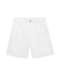 Обычные брюки со складками спереди MARINA, Off white Mango