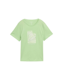Футболка, Light green Tom tailor
