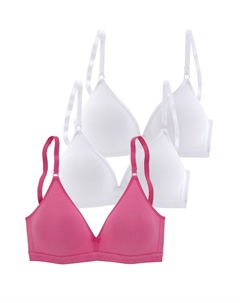 Футболка-бюстгальтер, Pink/White Petite fleur