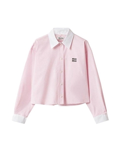 Рубашка Poplin Shirt, Rosa Miu miu