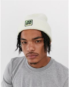 Кремовая шапка бини Adidas skateboarding