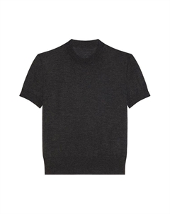 Свитер Short-Sleeve Sweater, Charcoal Givenchy