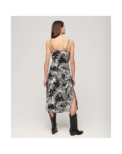 Платье Print Button Cami Midi, разноцветный Superdry