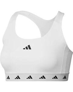 Спортивный бюстгальтер Powerreact Techfit Medium Support, белый Adidas