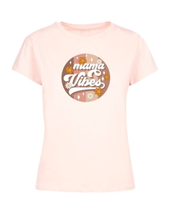 Футболка Mothers Day Mama Vibes Vintage Inspired Motherhood, Pastel pink F4nt4stic