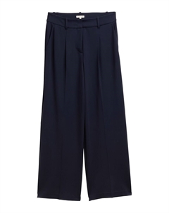 Широкие брюки со складками спереди Lea, Dark blue Tom tailor