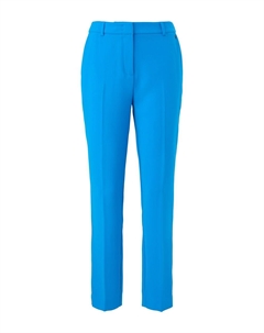 Узкие брюки со складками, Light blue Comma,