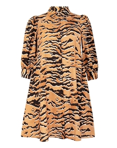 Мини платье, Light orange/Black Yoek