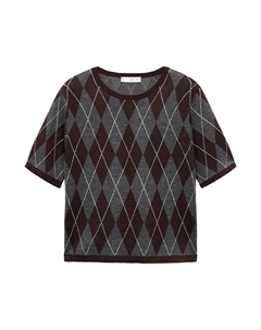 Свитер ROMBUS, mottled grey Mango