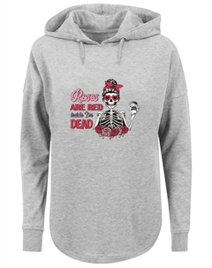 Толстовка Anti Valentinstag Roses are red, mottled grey F4nt4stic