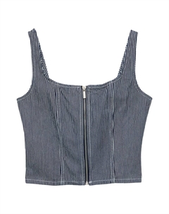 Топ , Dark blue Pull & bear