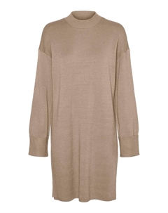 Вязаное платье VMGoldneedle, Dark beige Vero moda