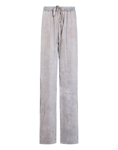 Брюки с карманами и кулиской, серый Rick owens