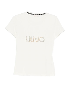 Хлопковая футболка, белый Liu jo