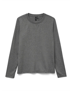 Лонгслив VMPAULINA, mottled grey Vero moda