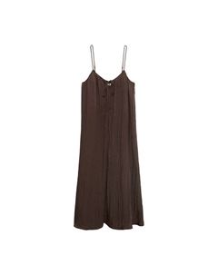 Макси платье Foldi, Brown Mango