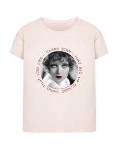 Футболка Clara Bow That Red Lip Classic Thing Circle, Pink F4nt4stic
