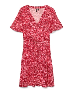 Платье-рубашка VMAlba, Red Vero moda
