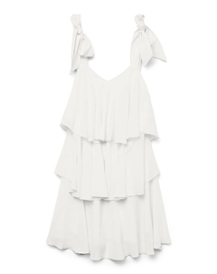 Коктейльное платье VMFelicia, White Vero moda